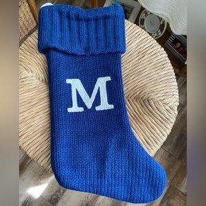 TARGET WONDERSHOP INITIAL MONOGRAM LETTER M
CHRISTMAS STOCKING